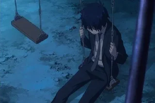 Sticker from blue exorcist  [@xxmlf]