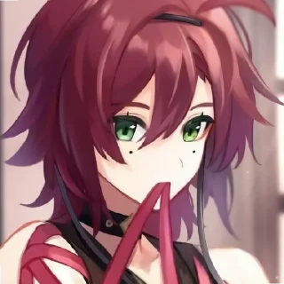 😯 emoji Shikanoin Heizou Telegram sticker 1 of 55