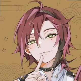 😉 emoji Shikanoin Heizou Telegram sticker 17 of 55