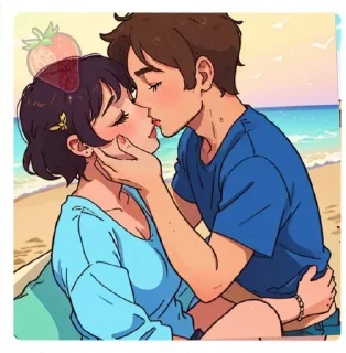 😘 emoji Стики от @nazymwe Telegram sticker 2 of 35