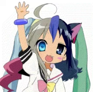 👋 emoji приветствия от @Foxgirl_Elka ➡️ @Ctikerubot Telegram sticker 21 of 30