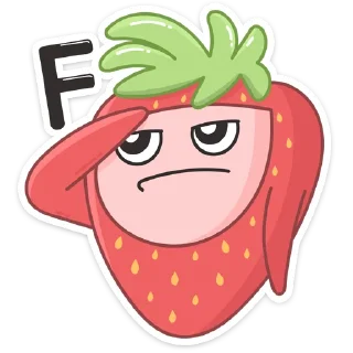 😡 emoji Клубничка :: @stickroom Telegram sticker 11 of 48