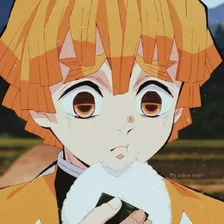 🍃 emoji БОЛЬШЕ ⇨ @CLOOBHUB КЛИНОК РАССЕКАЮЩИЙ ДЕМОНОВ ТГ Telegram sticker 17 of 47