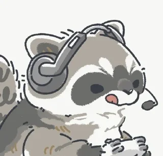 🖥️ emoji yencatx raccoons Telegram sticker 14 of 76