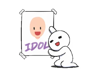 🖼 emoji I Love You My Bias @TVstickers Telegram sticker 1 of 24