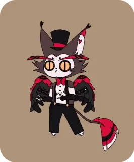 Sticker from Hazbin