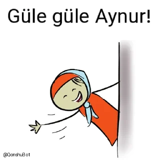 ✋ emoji Çinarə ve Aynur @Qonshubot Telegram sticker 4 of 31