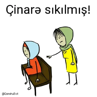 😓 emoji Çinarə ve Aynur @Qonshubot Telegram sticker 9 of 31