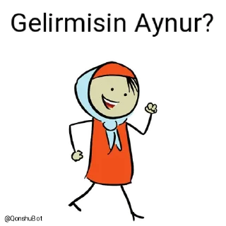 🤔 emoji Çinarə ve Aynur @Qonshubot Telegram sticker 5 of 31