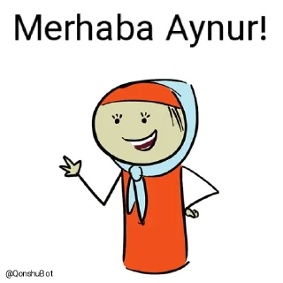 ✋ emoji Çinarə ve Aynur @Qonshubot Telegram sticker 2 of 31