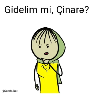 🤔 emoji Çinarə ve Aynur @Qonshubot Telegram sticker 6 of 31