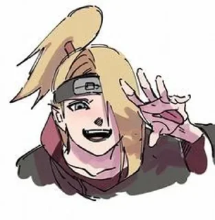 😝 emoji Deidara Telegram sticker 15 of 120