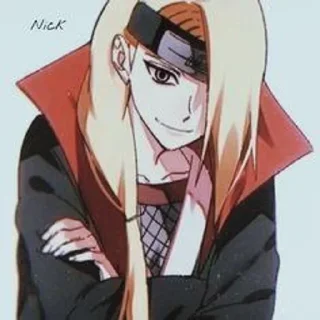 🙂 emoji Deidara Telegram sticker 16 of 120