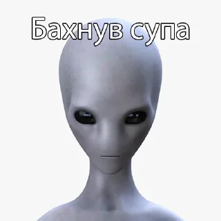 Sticker from Лысый из Нибиру