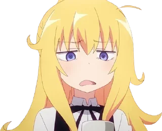 😨 emoji 💮 Аниме @Stikerhi_bot Telegram sticker 9 of 34