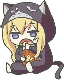 🤤 emoji 💮 Аниме @Stikerhi_bot Telegram sticker 18 of 34