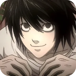 😁 emoji Death Note : @Snezha_Snegg Telegram sticker 1 of 50