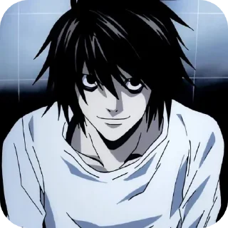 😁 emoji Death Note : @Snezha_Snegg Telegram sticker 8 of 50