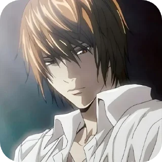 😒 emoji Death Note : @Snezha_Snegg Telegram sticker 20 of 50
