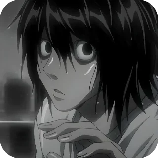 🤨 emoji Death Note : @Snezha_Snegg Telegram sticker 9 of 50