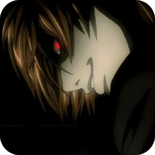 😈 emoji Death Note : @Snezha_Snegg Telegram sticker 21 of 50