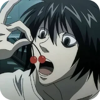 🥰 emoji Death Note : @Snezha_Snegg Telegram sticker 14 of 50