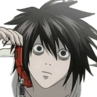 🤨 emoji Death Note : @Snezha_Snegg Telegram sticker 13 of 50