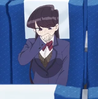 🛐 emoji ♡︎Komi Can’t Communicate♡︎ Telegram sticker 23 of 120