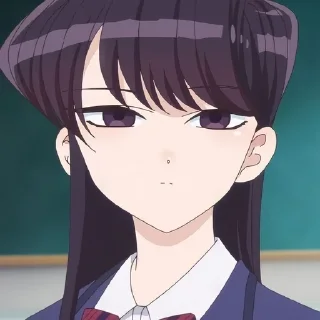 🛐 emoji ♡︎Komi Can’t Communicate♡︎ Telegram sticker 21 of 120