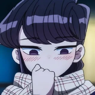 🛐 emoji ♡︎Komi Can’t Communicate♡︎ Telegram sticker 1 of 120