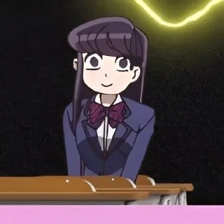 🛐 emoji ♡︎Komi Can’t Communicate♡︎ Telegram sticker 11 of 120