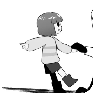 🪑 emoji 《𓏴》Core!Frisk Telegram sticker 6 of 120