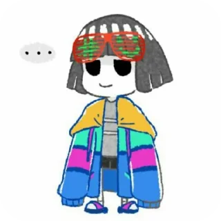 🖼 emoji 《𓏴》Core!Frisk Telegram sticker 17 of 120