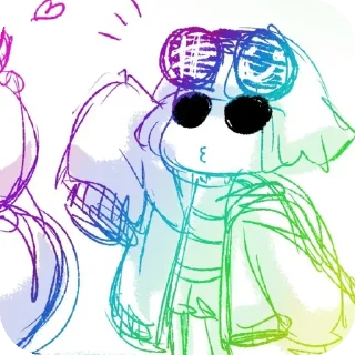 😎 emoji 《𓏴》Core!Frisk Telegram sticker 16 of 120
