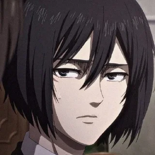 🌟 emoji Микаса Аккерман @Uutregh Telegram sticker 5 of 69