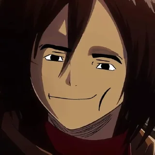 🌟 emoji Микаса Аккерман @Uutregh Telegram sticker 1 of 69