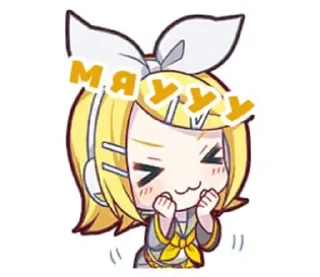 Sticker from Рин вокалоид ❤️❤️❤️