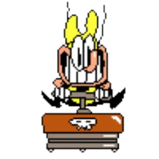 😳 emoji Pizzelle @pizzza_tower Telegram sticker 14 of 50