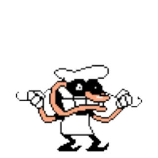 😁 emoji Pizzelle @pizzza_tower Telegram sticker 7 of 50