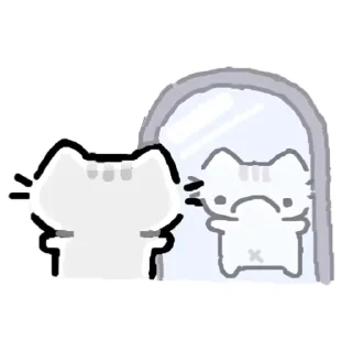 ☹ emoji Котики Telegram sticker 19 of 86