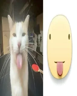 😛 emoji Котики @m1lkxx ➡️ @Ctikerubot Telegram sticker 15 of 27