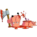 Sticker from Worms