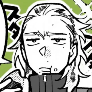 😐 emoji Грин стикерс Telegram sticker 19 of 120