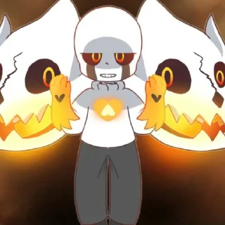Sticker from ᴅᴇʟᴛᴀ sᴀɴs ʙʏ : @stickers_undertale