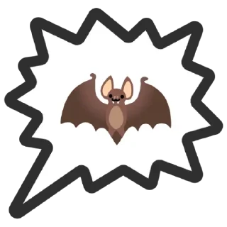 🌟 emoji Бэтики на все случаи жизни | @KoshaTheBat Telegram sticker 5 of 107