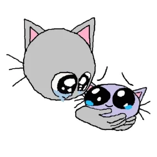 😭 emoji стикеры с котом геем @waddamsd Telegram sticker 15 of 40