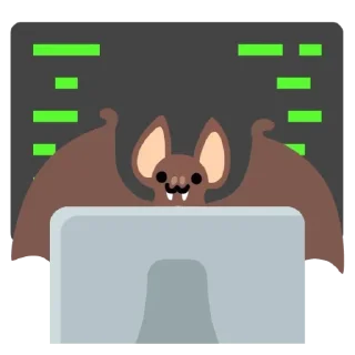 🌟 emoji Бэтики на все случаи жизни | @KoshaTheBat Telegram sticker 17 of 107