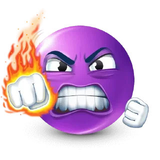 Sticker from Purple face emoji @xkysluv