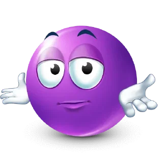 Sticker from Purple face emoji @xkysluv