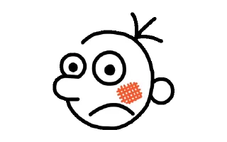 😦 emoji wimpy kid by @namshhh Telegram sticker 4 of 73